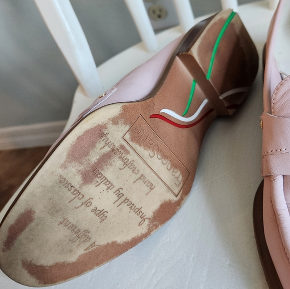 Franco Sarto pink leather loafers US 6 - Picture 6 of 11